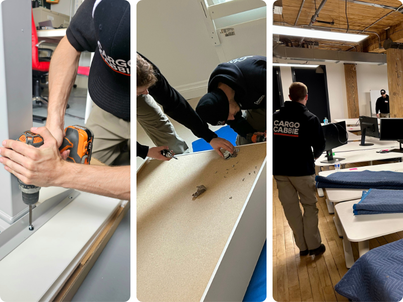 Office furniture instalations and assembly