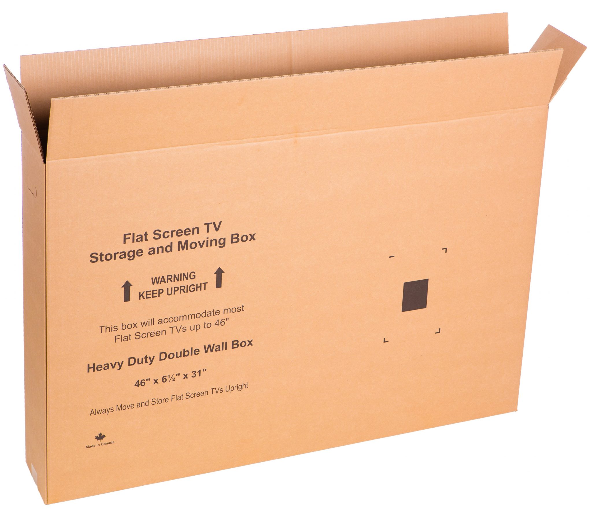 Flat Screen TV Moving Boxes - Pack of 2