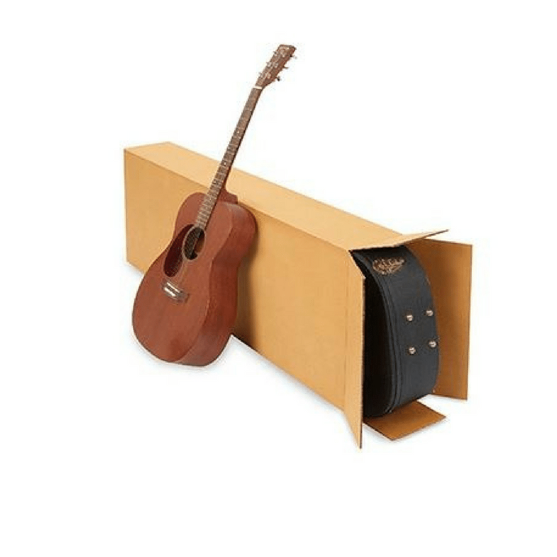 Acoustic Guitar Cardboard Box | Specialty Boxes: Cargo Cabbie Box Shop