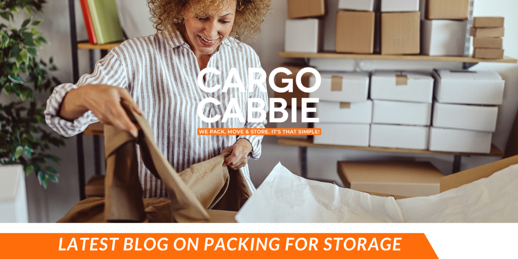 PACKING FOR STORAGE blog CARGO CABBIE