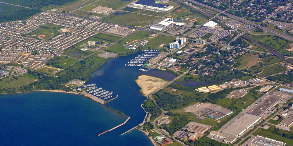 Copy of Average Packing & Moving Costs Within Ontario Oshawa aerial view