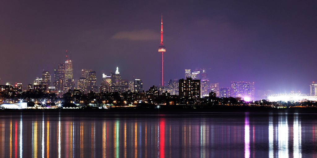 Toronto skyline from Etobicoke