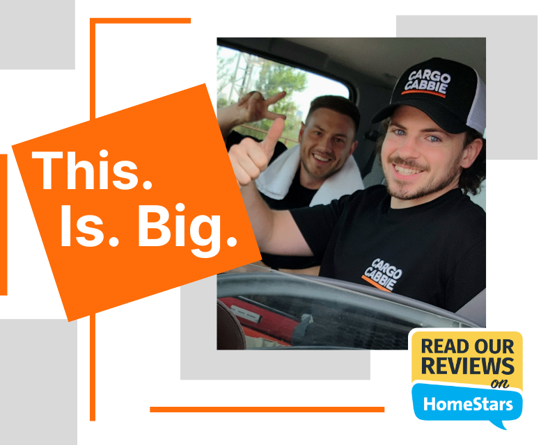 HomeStars Best of Awards 2024 CARGO CABBIE Movers in Toronto